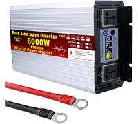 Pure Sine Wave Power Inverter 12V-72V DC to 110V/220V Converter | 1600W-12000W for RV, Off-Grid Solar, Camping, Vehicle | Reliable AC Power for Road Trips & Home Use