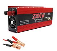Pure Sine Wave Power Inverter 3000W/2200W/1600W/1000W DC 12V/24V to AC 110V/220V for Power Tools, Home, Vehicles, RV, Truck