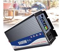 Pure Sine Wave Power Inverter 4000W 5000W, DC to AC Converter for RV, 12V 24V 48V to 220V, High Efficiency, Suitable for Various Applications