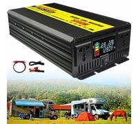 Pure Sine Wave Power Inverter 4000W-9000W, 12V/24V/48V DC to 110V/220V Converter for RV, Truck, Boat, Camping - AC Power Outlets for Family Use