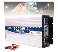 Pure Sine Wave Power Inverter 5000W 6000W 7000W 8000W DC Converter 12V/24V/48V/60V to AC 110V/220V Transformer Inverter with LCD Smart Color Display,7000W 00W-2 4Vto220V