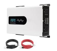 Pure Sine Wave Power Inverter 5000W/6000W/8000W/10000W/12000W, 12V/24V/48V/60V/72V/96V DC to AC 110V/220V, 2 AC Outlets with LED Display