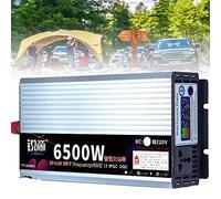 Pure Sine Wave Power Inverter 8500W DC 12V to AC 230V with LCD Display, Dual AC Outlets and Cooling Fans for RV, Truck, Boat, Camping, Household
