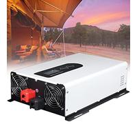 Pure Sine Wave Power Inverter for Vehicles and RVs, Converts 12V/24V/48V/60V/72V/96V DC to 110V/220V AC, Features AC Outlets and LCD Display, High Power Output for Reliable Energy Conversion