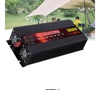 Pure Sine Wave Power Inverter, High Wattage for Truck Camping Car, Converts DC to AC Voltage