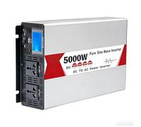 Pure Sine Wave Power Inverter System 4000W-8000W, 12/24/48/60V DC to 110V/220V AC, Intelligent Control Chip, Stable Energy Output(5000W,60V)