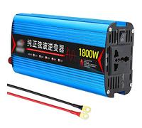 Pure Sine Wave Power Inverter with Outlets and LED Display for Car, Truck, and Camping