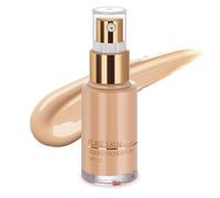 Pure Skin Liquid Foundation, 30ml | Golden Beige Shade | Full Coverage | Long-Lasting | Lightweight & Oil-Free Dewy Finish | SPF 15 | 100% Natural, Vegan & Cruelty-Free
