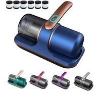 Pure Sleepy, Pure Sleepy Dust Mite Vacuum, Puresleepy Pro Bed Vacuum, Cordless Handheld Mattress Cleaner, Deep Cleaning, Low Noise (Blue)