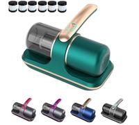 Pure Sleepy, Pure Sleepy Dust Mite Vacuum, Puresleepy Pro Bed Vacuum, Cordless Handheld Mattress Cleaner, Deep Cleaning, Low Noise (Green)