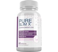 Pure Slim X Advanced Weight Loss Support - Premium Weight Management Supplement 60 Capsules