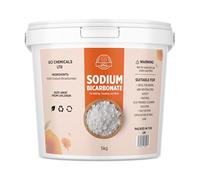 Pure Sodium Bicarbonate (Baking Soda) - 5 kg Bucket | Multi-Purpose Baking, Cleaning, and Descaling Bicarbonate of Soda