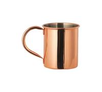 Pure Solid Copper Moscow Mule Mug, 14oz (414ml), Bronze, Handcrafted, Traditional Design, Kitchen & Bar, Beverage Serving