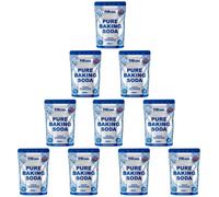 Pure Source Nutrition Baking Soda 10Kg (1Kg X 10 Bags) Multi Purpose Household Cleaner Sodium Bicarbonate Of Soda