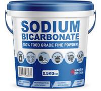 Baking Soda, Sodium Bicarbonate 100% Pure Food Grade Bicarb Bicarbonate Baking Soda Bucket for Cooking, Cleaning, Baking, Bath Bombs, Odours, Teeth MADE in UK by PSN (2.5KG)