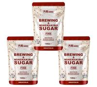 Pure Source Nutrition Brewing Sugar (Glucose) 1KG x 3 = 3KG Home Brew Beer, Lager, Cider, Wine, Spirits Kits, Beer Brewing, Wine Making Sugar