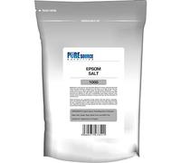 Pure Source Nutrition Epsom Salt Epsom Salts 100g for Bath Bathing Bath Bombs | 100% RAW Pure Natural | FCC Food Grade | Magnesium Sulphate