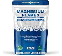 Pure Source Nutrition Magnesium Flakes 1kg - Pure Natural Bath Salts | Organic & Vegan Friendly | Ideal for Relaxing Soaks, Foot Baths, Skincare & DIY Bath Bombs (Pack of 1)