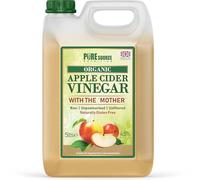 Pure Source Nutrition RAW Apple Cider Vinegar with Mother 5 litres Applecider Weight Loss Detox Organic/Unfiltered/Unheated/Unpasteurised