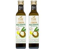 Pure South Press Cold-Pressed Macadamia Nut Oil Extra Virgin 500ml / 16.8 fl.oz for Keto, Paleo and Vegan Diets Golden (Pack of 2)