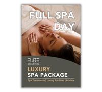 PURE Spa & Beauty Luxury Spa Day for 1 - Spa Day Experience with 4 Different Treatments, Light Lunch and Spa Access - Various UK Locations