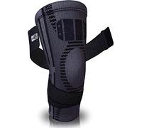 PURE SUPPORT Knee Brace Sleeve with Strap Compression Patella Stabilizer for Meniscus Tear | Arthritis Pain | Running | Basketball | Crossfit | Sports | Gym | Men | Women