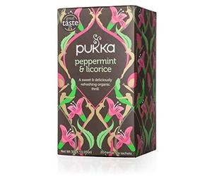 Pure Sure Herbal Infusion Peppermint Liquorice Tea 20 Tea Bags