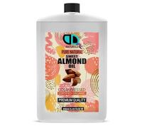 Pure Sweet Almond Oil, Carrier Oil for Aromatherapy, Massage, Moisturizing Suited to Dry Sensitive Skin & Hair, Nails, Cuticles, Ears, Face, Body, Stretch Marks(250ml Postal)
