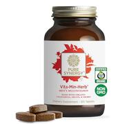 PURE SYNERGY Vita·Min·Herb for Men | Men’s Comprehensive Multivitamin Supplement | Made with Organic Whole Food Non-GMO Ingredients | Daily Energy & Immune Support (120 Tablets)