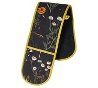 Pure Table Top Kew Gardens Wild Bloom Cotton Double Oven Glove 90Cm X 19Cm