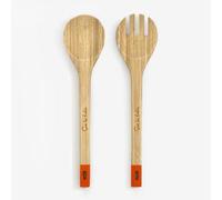 Pure Table Top Sur La Table Colour Me Happy Bamboo Hand-Shaped Salad Servers