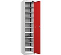 Pure Ten Bay Flame Red Laptop Locker (with charging)