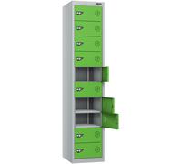 Pure Ten Door Forest Green Laptop Locker (with dual USB-A charging)