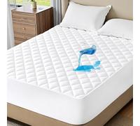 Pure Textile 100% Waterproof Mattress Protector, 30cm Extra Deep Skirt | Ultimate Protection, Noiseless & Anti Allergenic Quilted Super King Mattress Protectors