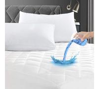 Pure Textile 100% Waterproof Mattress Protector, Ultimate Protection, Noiseless & Anti Allergenic Quilted Super King Mattress Protectors, 30cm Extra Deep Skirt, Easy Fit & Machine Washable -182x200 cm