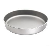 Pure Titanium Camping Frypan, Ultralight Uncoated Pan For Outdoor Cooking