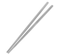 Pure Titanium Chopsticks Reusable Metal Pair for Camping Travel