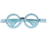 Pure Titanium Optical Trial Frame - Optometry Equipment - Adjustable Temple Length, Holds 3 Lenses | for Optical Shops(PD56mm)