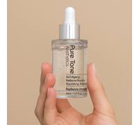 Pure Tone Aesthetics Radiance Ampoule Dual-Action Anti-Ageing Serum In Clear Clear