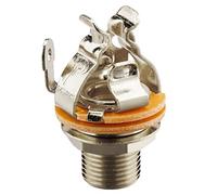 Pure Tone Full-contact Output Jack for Guitar/Bass, with Mounting Hardware
