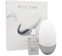 PURE TONE Radiance Pod 7-in-1 Skin Lifting & Tightening Tool - White & Silver, White,Silver/Grey