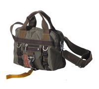Pure Trash Small Utility Carry Hand Bag with Shoulder Strap Green