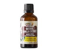 Pure Vanilla Extract Madagascar Bourbon Variety / Non Alcoholic Vanilla Extract, Sustainably and Ethically Sourced Vanilla / 1.7 Fl oz / 50 ml / Halal / Glas bottle