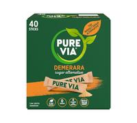 Pure Via Demerara Sugar Sticks - Vegan and Keto Friendly Sugar Alternative - 8 x 40 sticks, 320 sticks