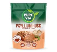 Pure Via Psyllium Husk 500g | Plant-Based Fibre | Fine Milled for Easy Mixing | Ideal for Smoothies, Baking & Everyday Recipes | Vegan & Gluten-Free