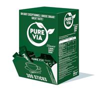 Pure Via Stevia Sticks - Zero Calories, Zero Sugar, 300 Sticks - Natural Alternative to Sugar | 300g