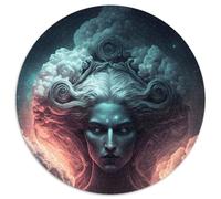 Pure Virgo Puzzle 1000 Pieces Jigsaw 1000 Pieces Round Puzzles for Adults DIY Art Decor, 67.5x67.5cm