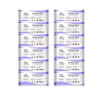Pure Water Baby Wipes, 99% Water, Organic Aloe Vera, Fragrance-Free, Hypoallergenic (Pack of 12 (12x80PCS))