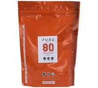 Pure Whey Concentrate 80 Protein Powder - Excellent Amino Profile for Lean Muscle Building, Growth and Recovery. Grass-fed, Low & No Added Sugar - Coconut, 500g
