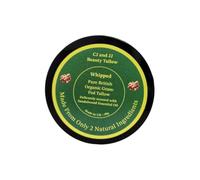 Pure Whipped Beef Tallow Balm with Sandalwood Essential Oil | From Certified Organic 100% Grass-Fed British Tallow | Natural Moisturiser for Dry, Sensitive & Reactive Skin | 60g CJ &JJ Beauty Cjtallow